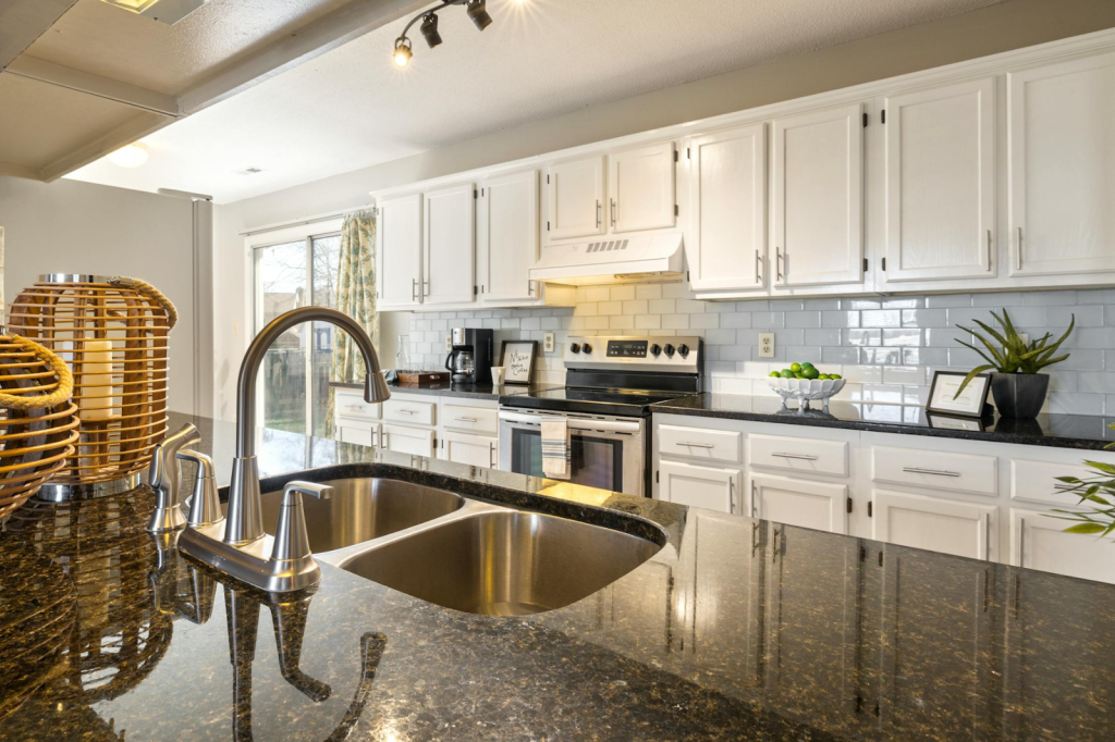 kitchen with granite countertop